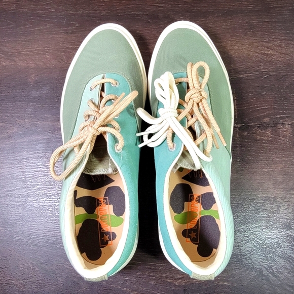 BRAND NEW Converse Skidgrip Ox Oil Green Men's Size 10.5 - Picture 8 of 10